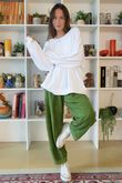 Terry B Classic Sweatshirt White